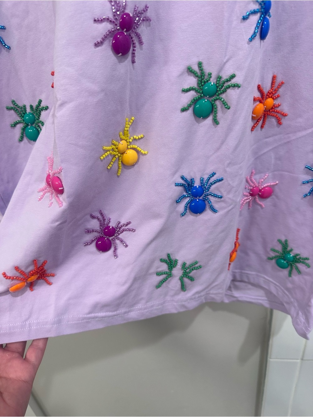 Queen of Sparkles Spider Tee XS - Picture 2 of 4